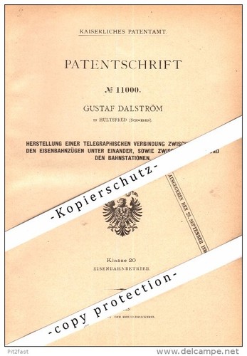 Original patent gustaf - original,
