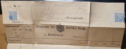 Telegraphie des deutschen - des,