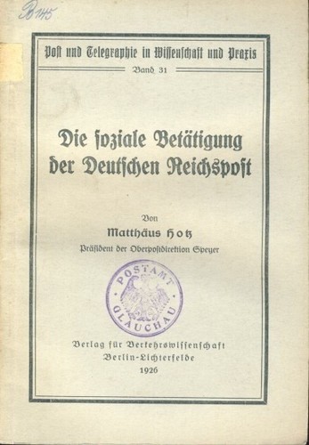 Post telegraphie - post, in