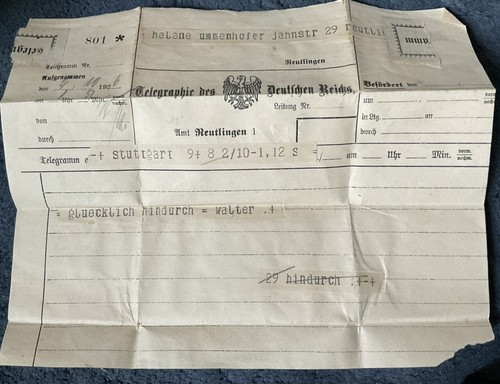 Telegraphie des deutschen - telegraphie,