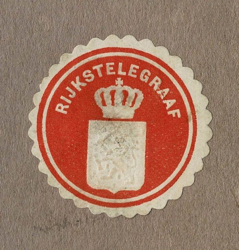 Siegelmarke post telegraphie - post,