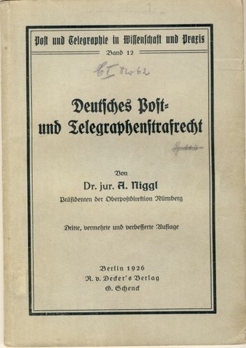 Post telegraphie - telegraphie, in
