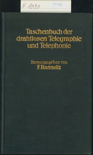 Taschenbuch der drahtlosen