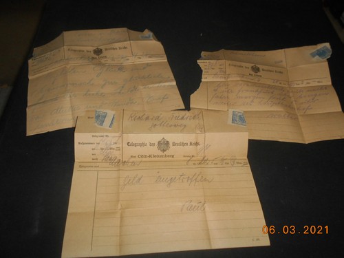 Telegramm telegraphie des - telegraphie,