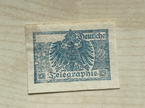 Alte werbemarke oder - werbemarke,