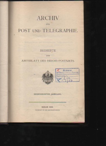 Archiv für post und - post,