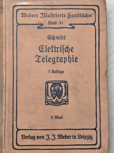Elektrische telegraphie aufl - elektrische, 7.aufl