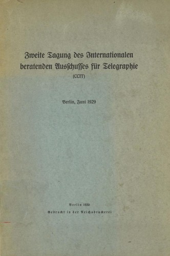 Zweite tagung des - zweite,