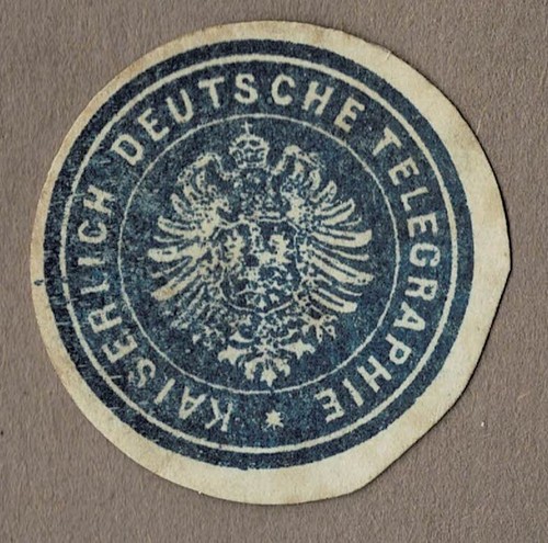 Siegelmarke kaiserlich - siegelmarke,