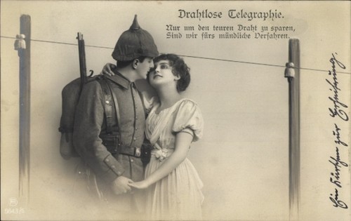 Drahtlose telegraphie - ak,