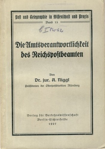 Post telegraphie - post, in