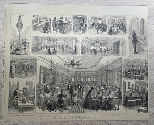 1881 new york telegraphenhaus - 1881,