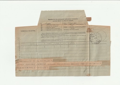 Altes telegramm post - altes, und