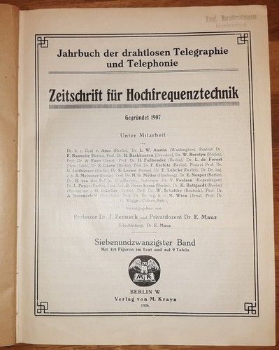 Jahrbuch telegraphie - jahrbuch,