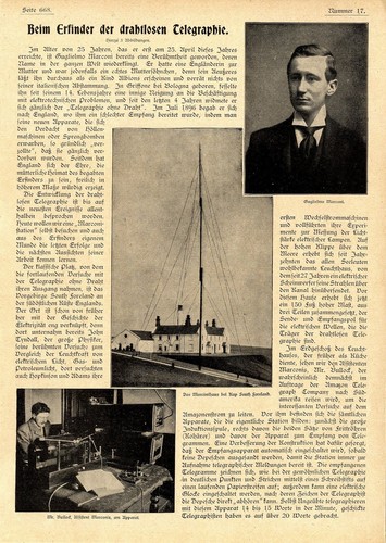 Guglielmo marconi cap south - guglielmo,