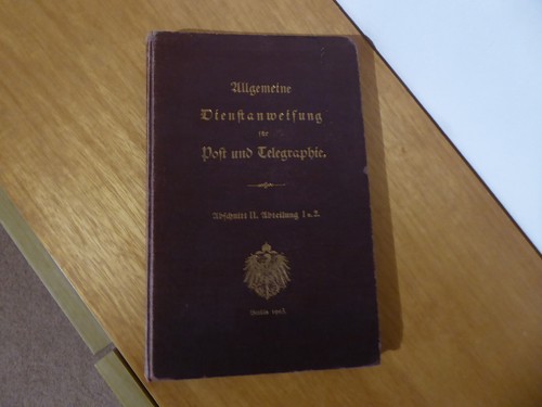 Dienstanweisung für post und - dienstanweisung,