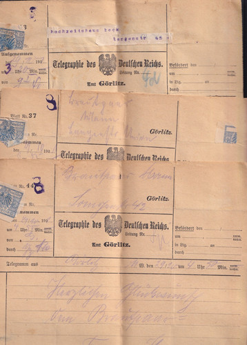 Telegramme telegraphie des - 11,